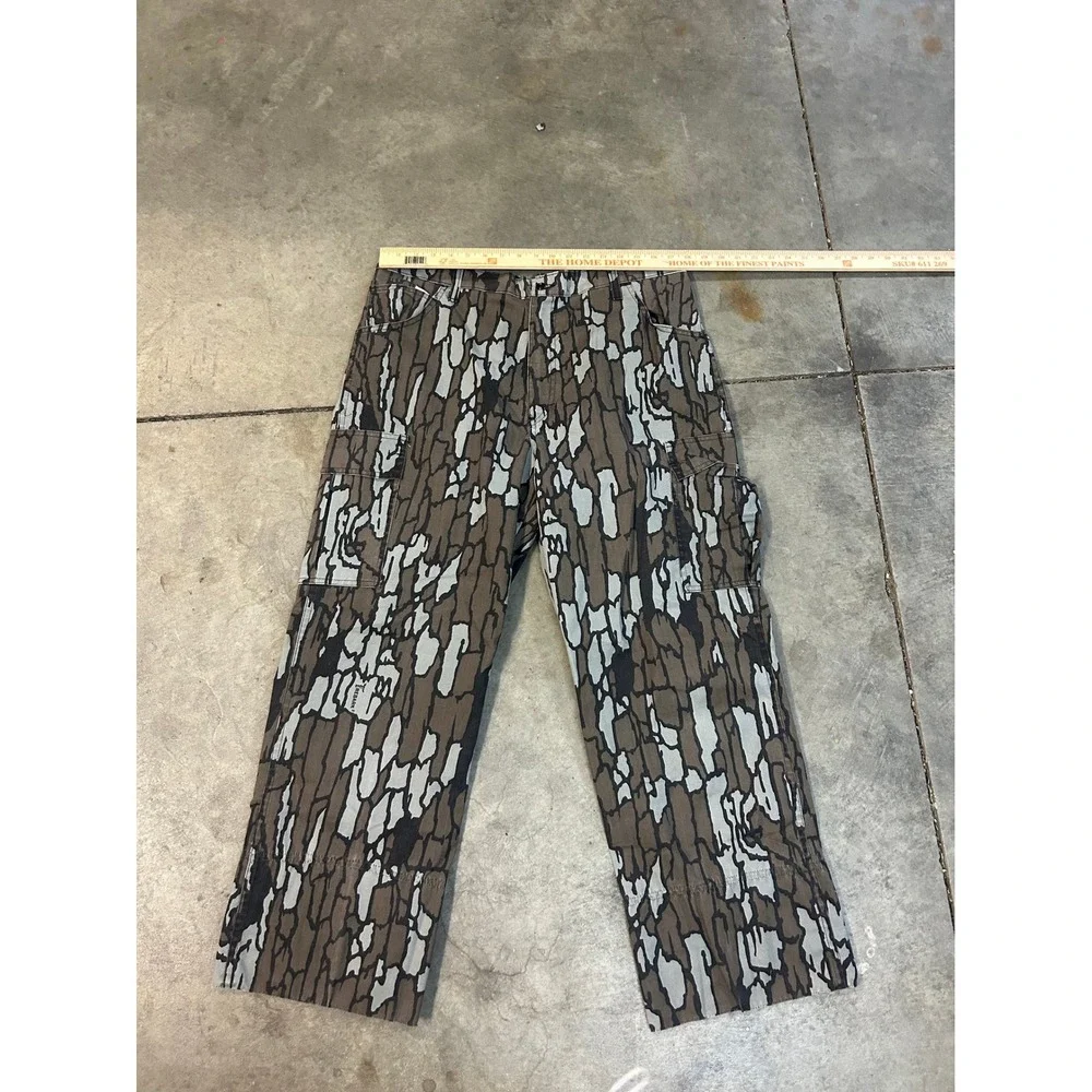 Vintage 1980s Trebark Cargo Pants Camo Men XL